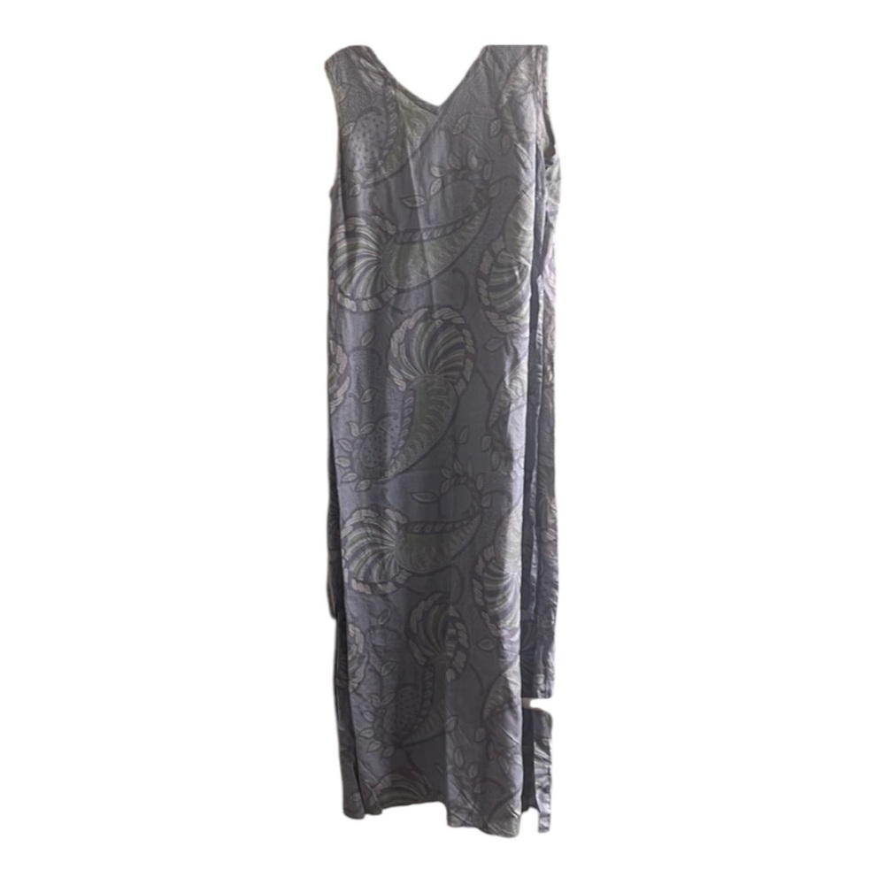 Tommy Bahama blue paisley silk shift dress